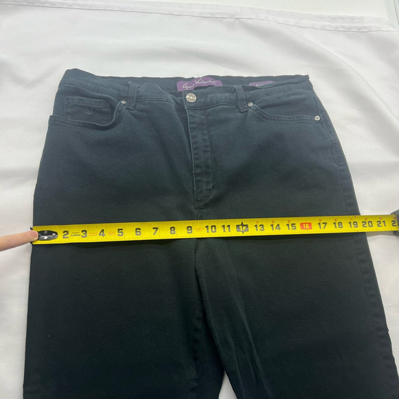 2018 GLORIA VANDERBILT Black Indonesia Amanda Denim‎ Jeans Plus Size 14 - Picture 8 of 10
